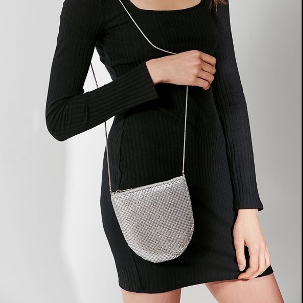 SOLD Urban Outfitters Chain Silver Crossbody Bag